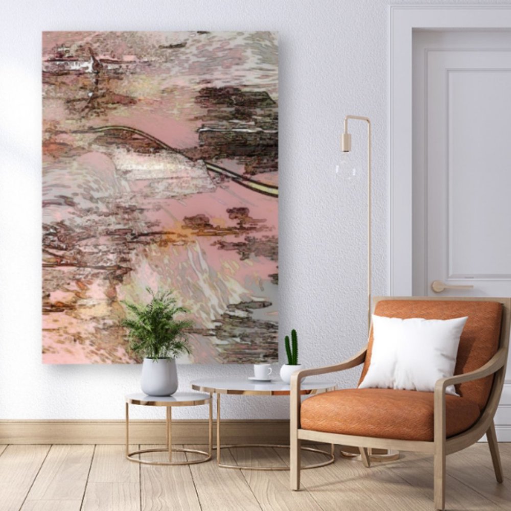 Japandi Abstract Canvas Ready to Hang